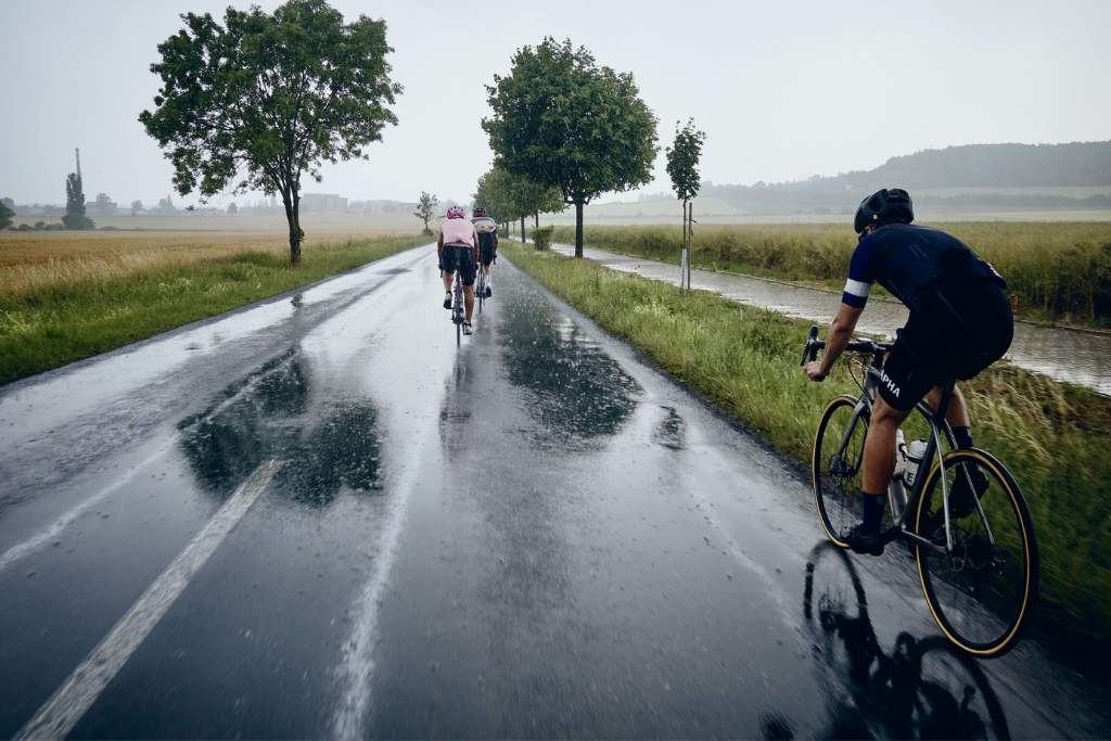 Der Regen kühlte uns etwas ab