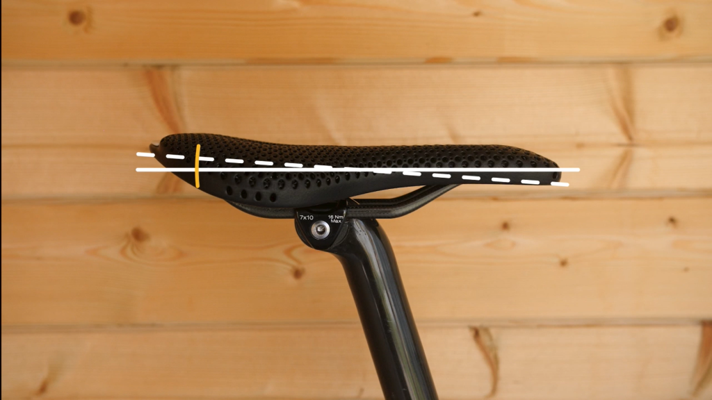 Finding the right bike saddle tilt