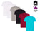 Pack de 6 Camisetas Básicas de Manga Corta 100% Algodón con alta transpirabilidad ideal para practicar deporte - Tallas S a 5XL