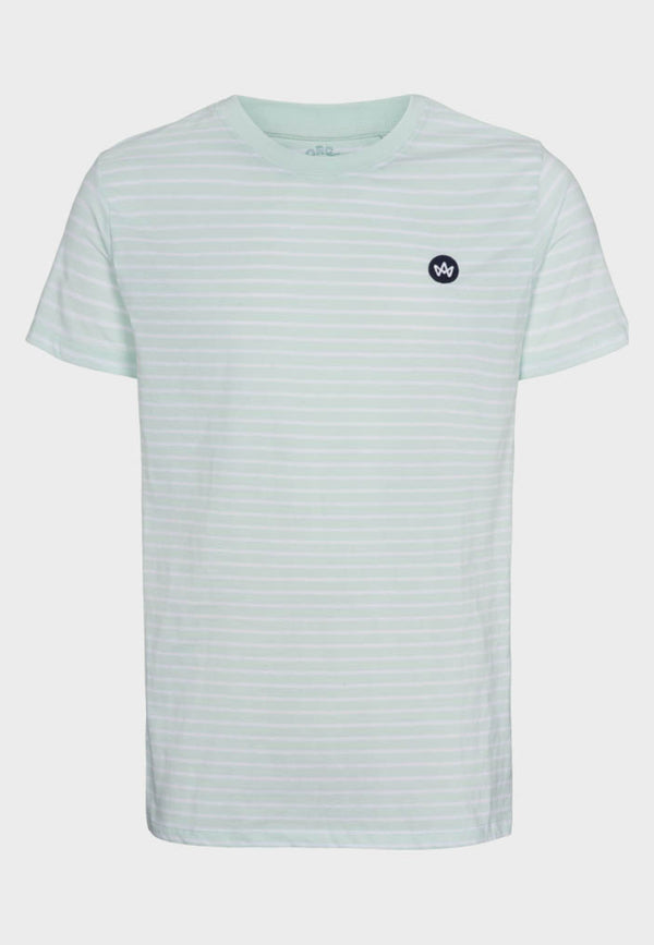 Timmi Organic/Recycled striped t-shirt - White/Navy – Kronstadtbrand | Sport-T-Shirts
