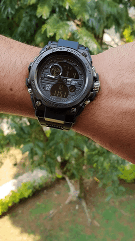 Reloj Hombre Deportivo Análogo Digital Impermeable con Cronógrafo SANDA