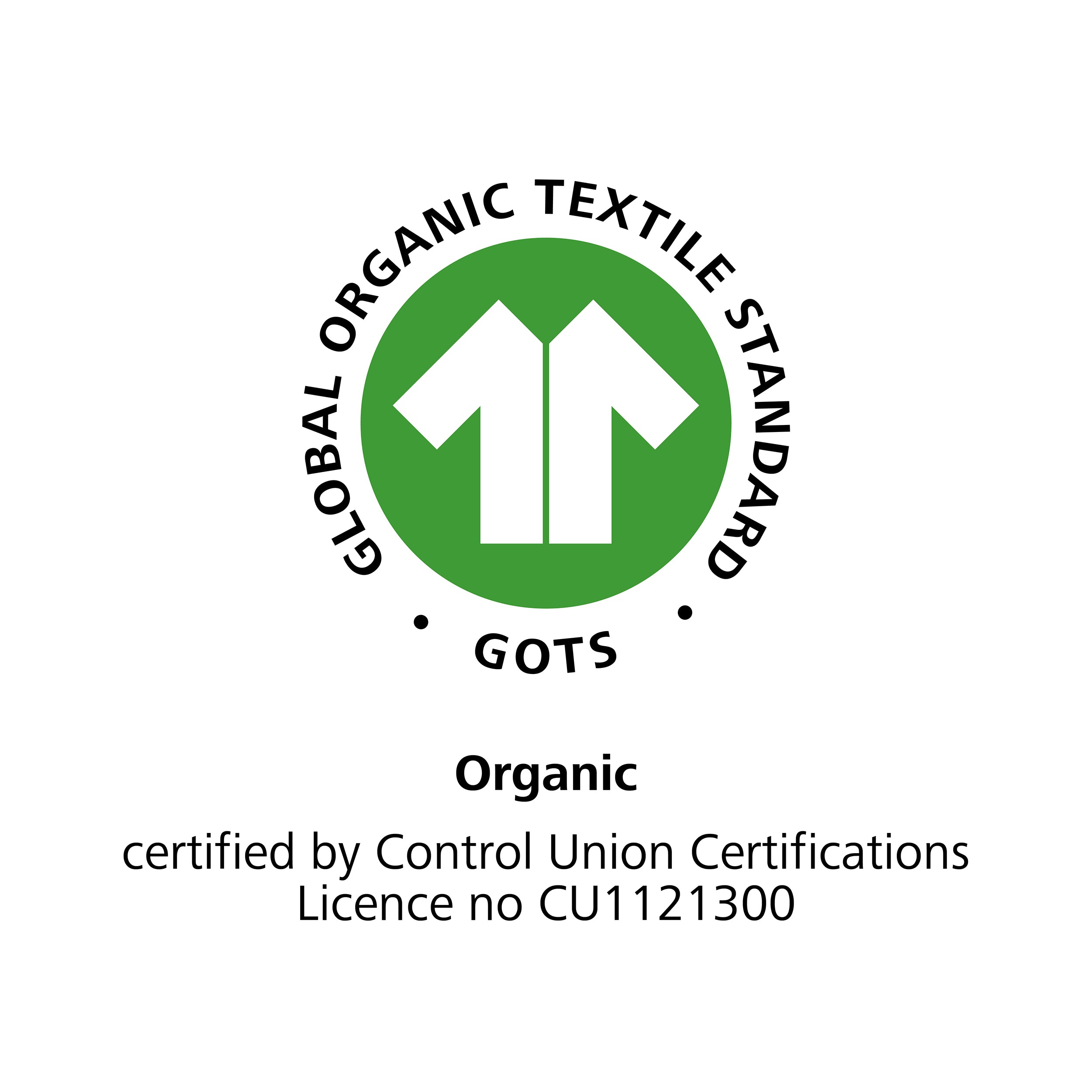 GOTS - 100% organic (CU1121300)