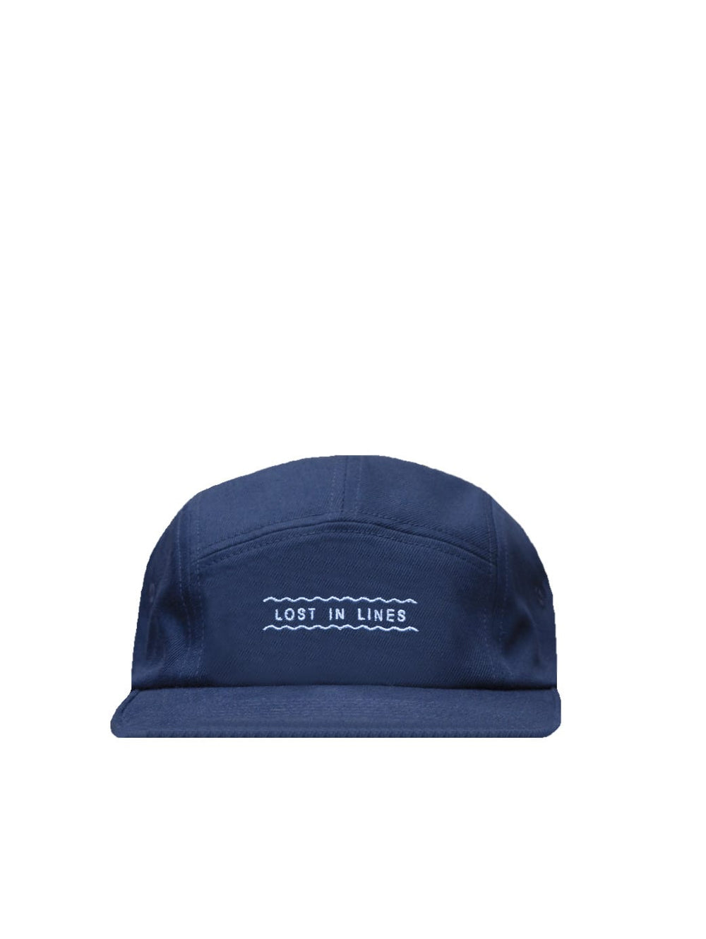 Lost in Lines 5-Panel Stick - navy