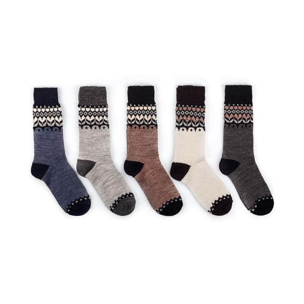 Nordic Socks Merino Wool 5 Pairs PERFORM™ Warm (Jorunn) - Unisex ...