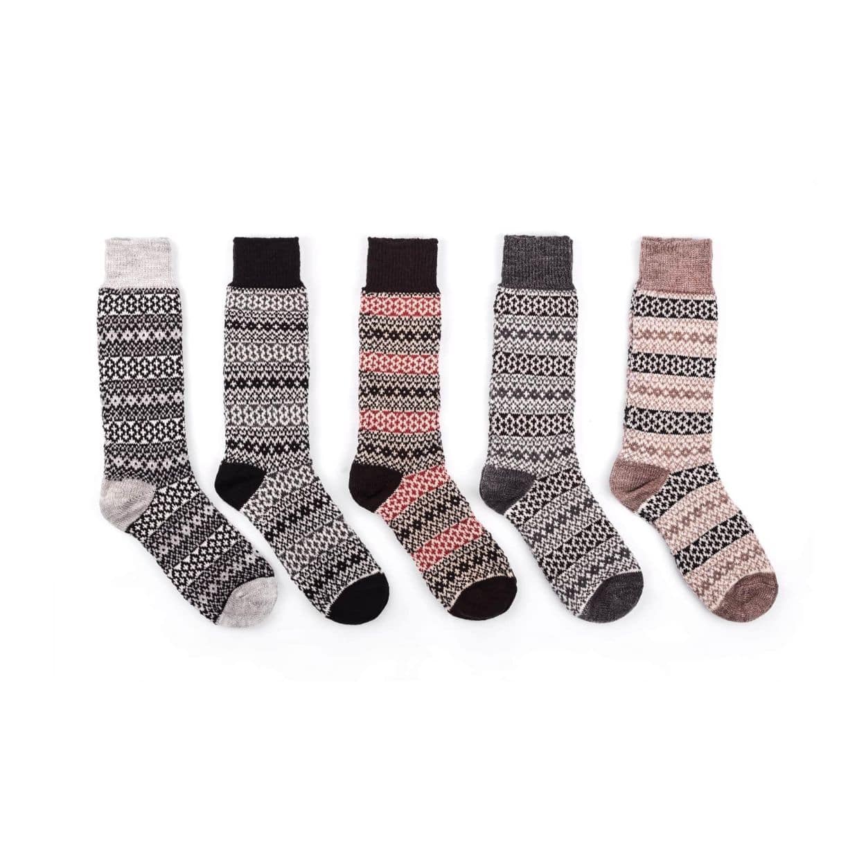 Nordic Socks Merino Wool 5 Pairs PERFORM™ Warm (Jorunn) - Unisex