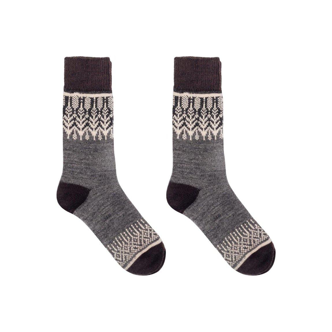 Nordic Socks Merino Wool in PERFORM™ (Yule - Navy) - Unisex - Nordic Wools
