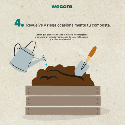 ¿Cómo hacer composta en casa? CON TUS DESECHABLES WECARE