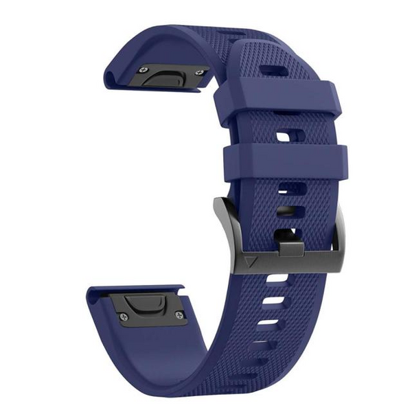 Achetez Pour Garmin Descent G1 / Fenix ​​7 / Fenix ​​6 Pro / Fenix ​​5 Plus  Bande de Montre Smart Watch de Bracelet en Silicone à Double Couleur 22 mm  - Bleu