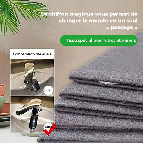 Chiffon de nettoyage magique et épais pour toutes les surfaces. - Taguy