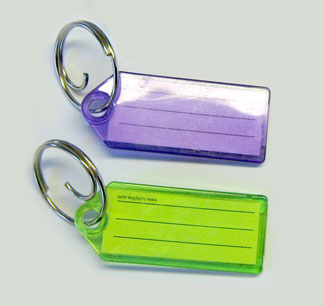 wees onder de indruk Ademen alleen Multicolored Plastic Key Tag with Tang Ring - NapSupply.com – Nap Supply