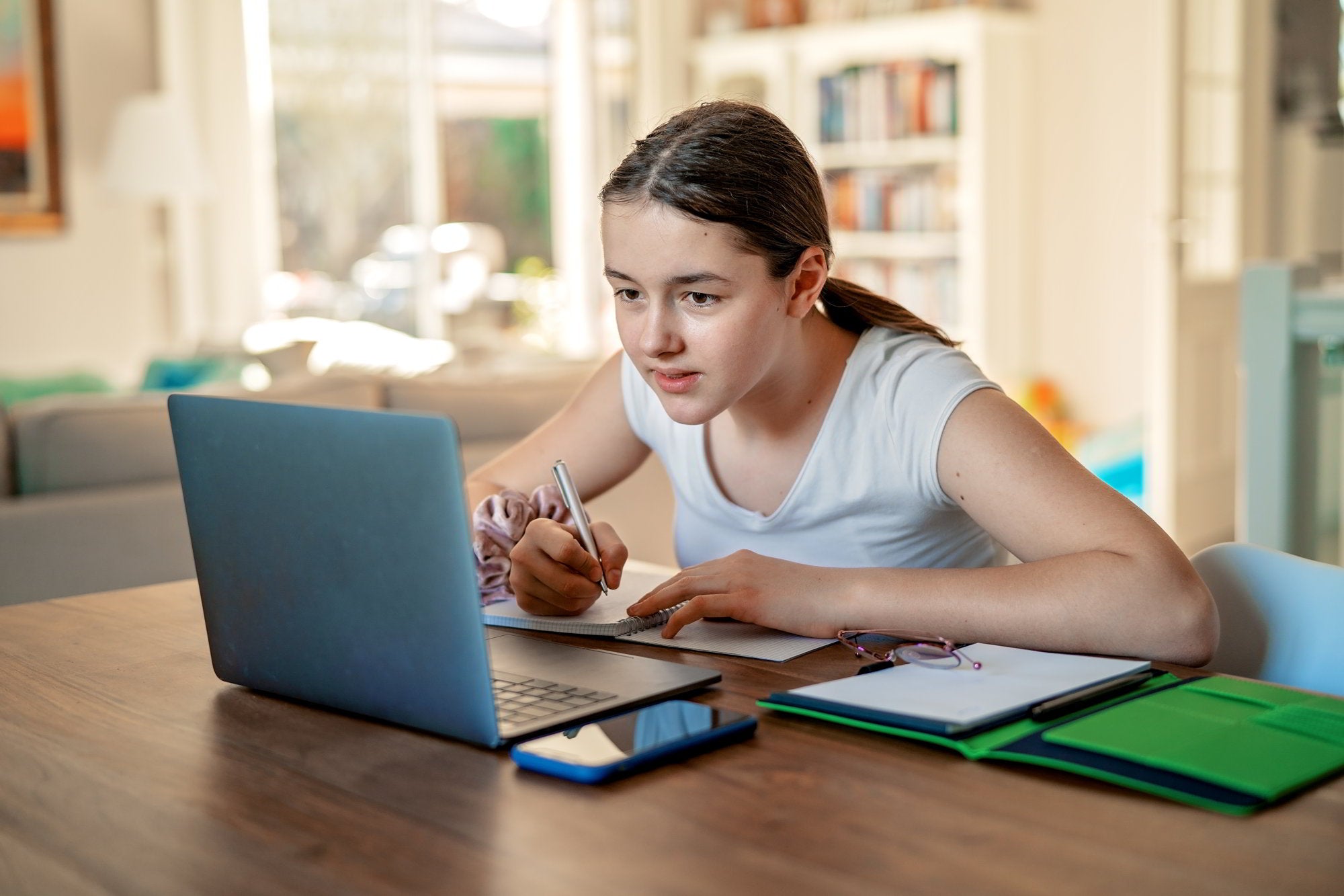 Child learning about money online