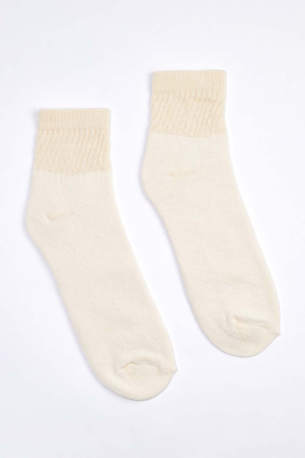 Women's Organic Cotton Socks Natural-White Ankle