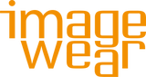 Image Wear oranssi kaksirivinen logo