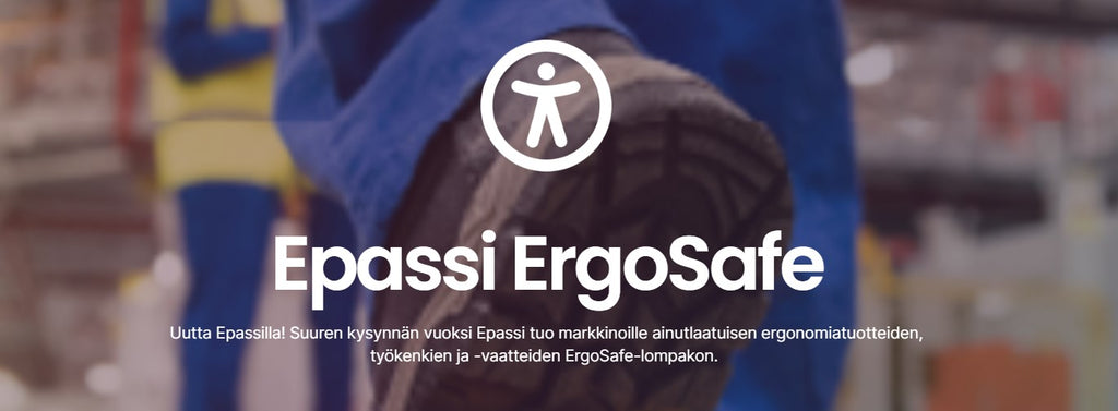 Image Wearilla voit maksaa ErgoSafe-lompakolla. Ergonomiatuotteiden, työvaatteiden ja -jalkineiden hankintaan.