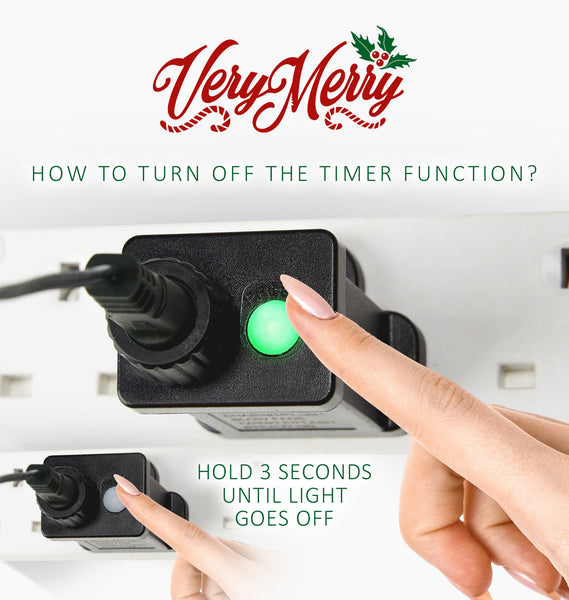 How to Set Timer and Different Light Modes on Fairy Lights– Very Merry UK