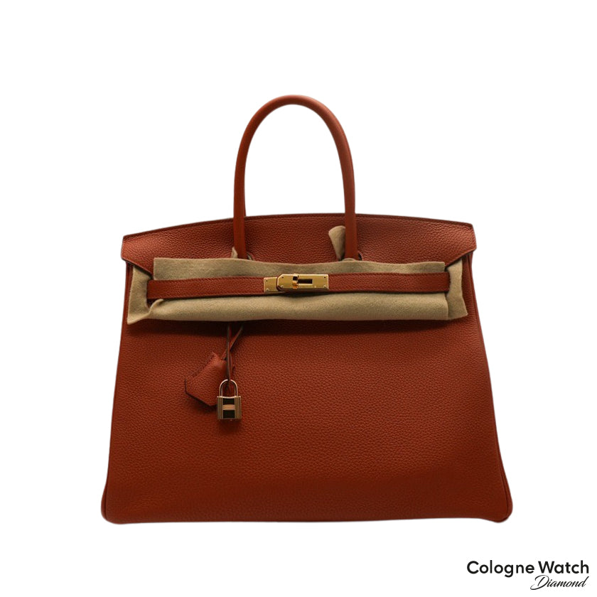 Hermès Birkin 35 Sellier Sunrise Rainbow Epsom Palladium