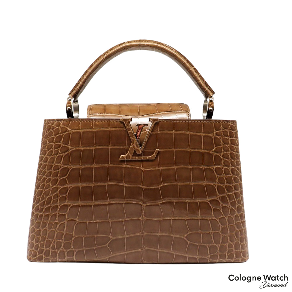 image of Louis Vuitton Handbag Capucines PM Ex. Aligator B. Toupe RRP: 31.500,- CHF