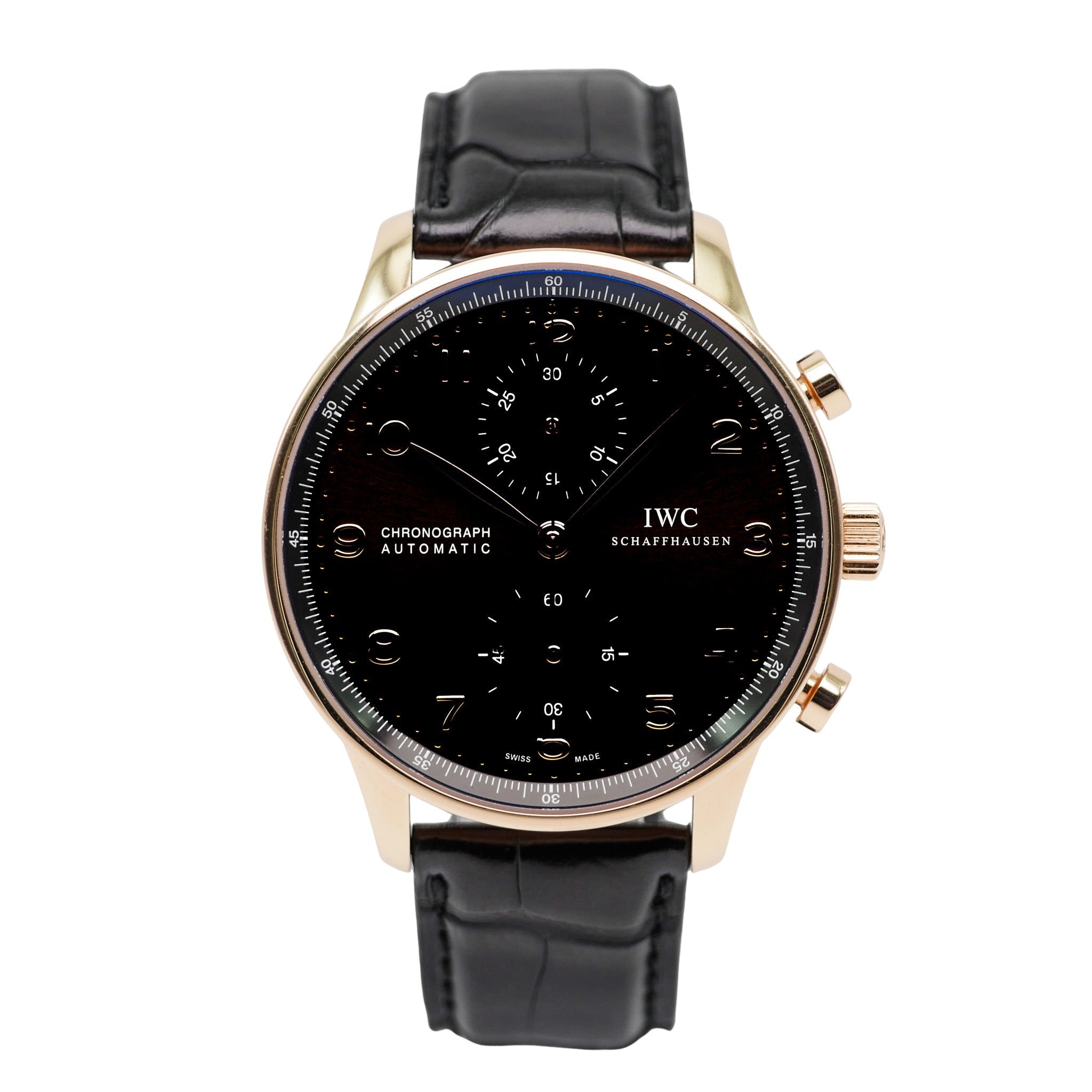image of IWC Portuguese Chronograph Rose Gold IW371482 