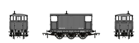 Artwork of the Train TImes Exclusive SE&CR Brake Van