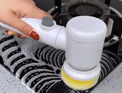 Escova de Limpeza Elétrica Multifuncional Turbo Clean