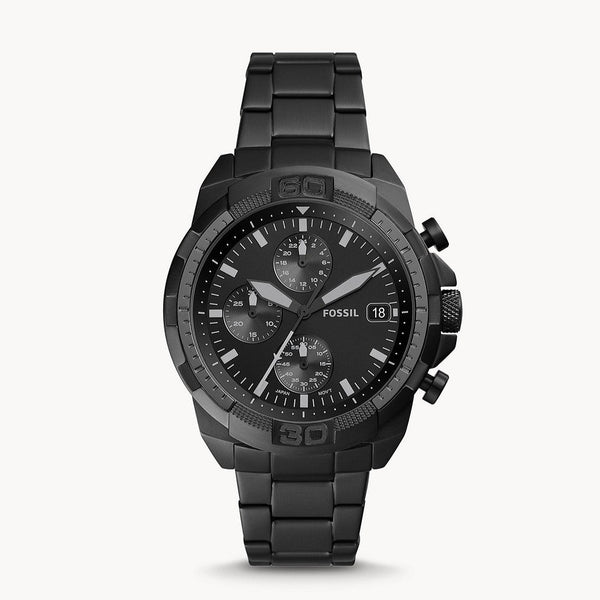 Fossil Bronson Automatic Black Stainless Steel Watch ME3217