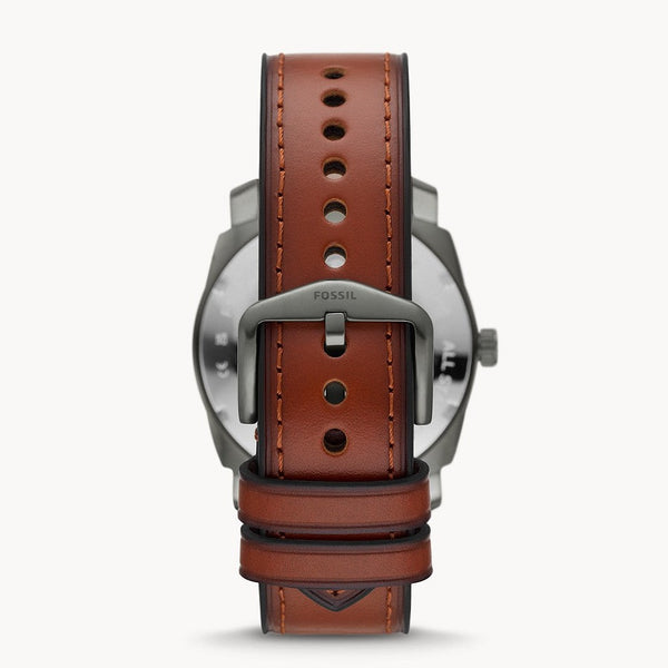 Fossil Defender Solar-Powered Brown Leather Men's Watch| FS5975I