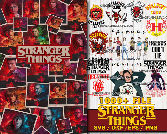 625+ Stranger Things SVG Bundle, Hellfire Club Svg, Stranger Things PN