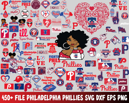 350+ file Philadelphia-Phillies svg dxf eps png, bundle MLB svg, for  Cricut, Silhouette, digital, file cut