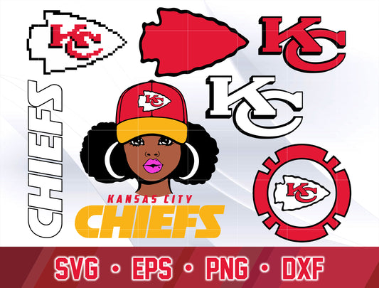 600+ Kansas City Chiefs SVG Bundle Files for 2023, Most Use