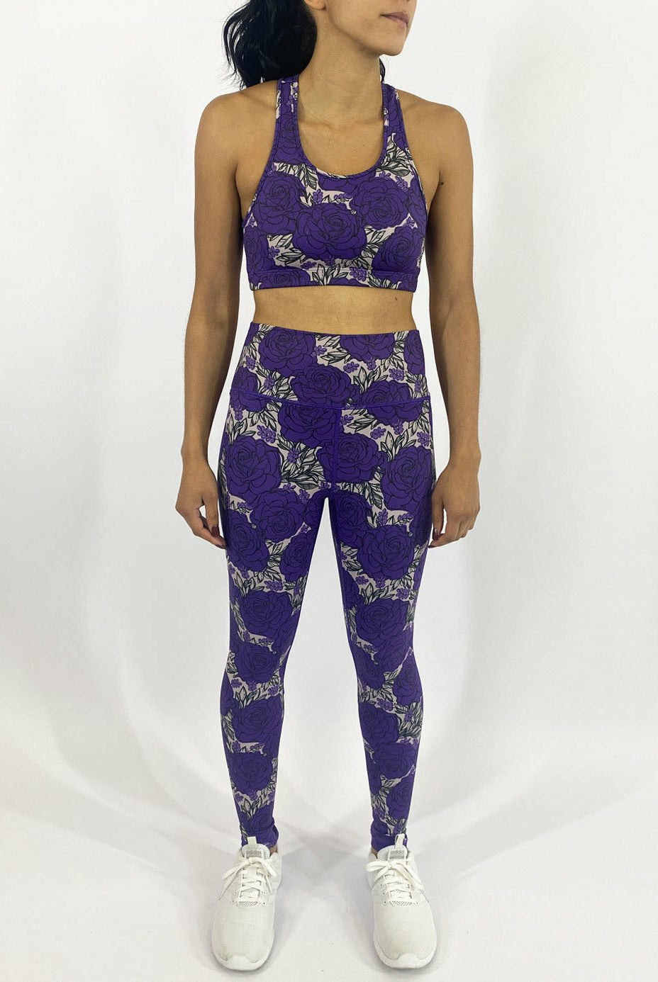 Purple Roses Tights