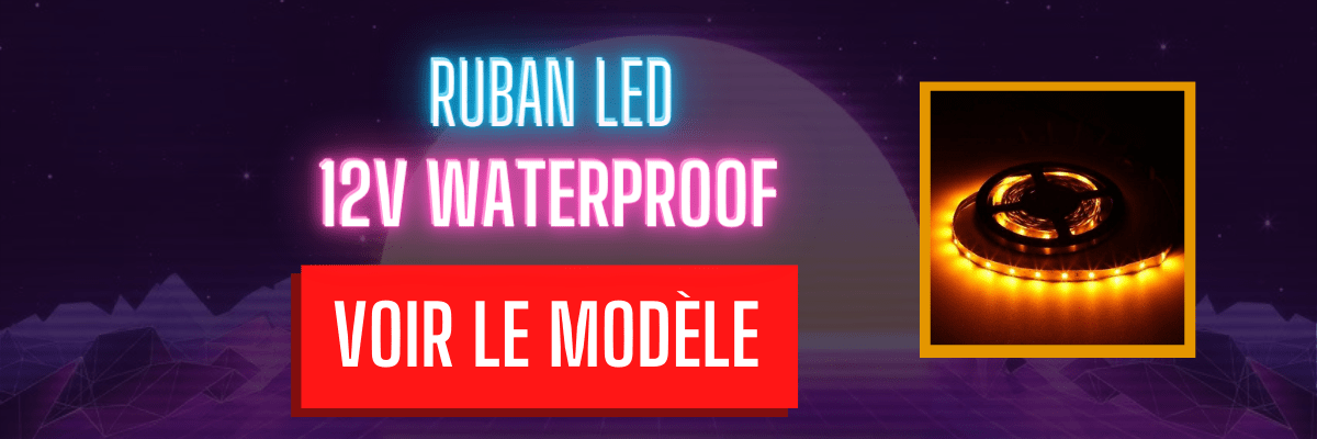 ruban led 12v waterproof
