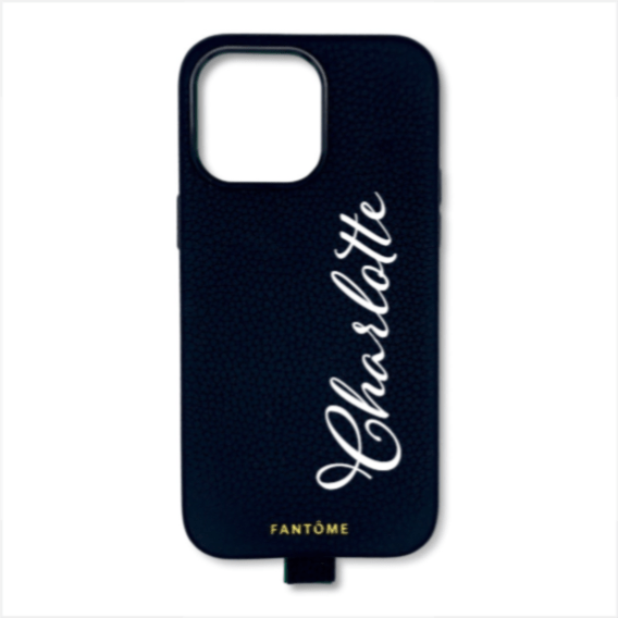 Hearts Beat Personalised Leather iPhone Case