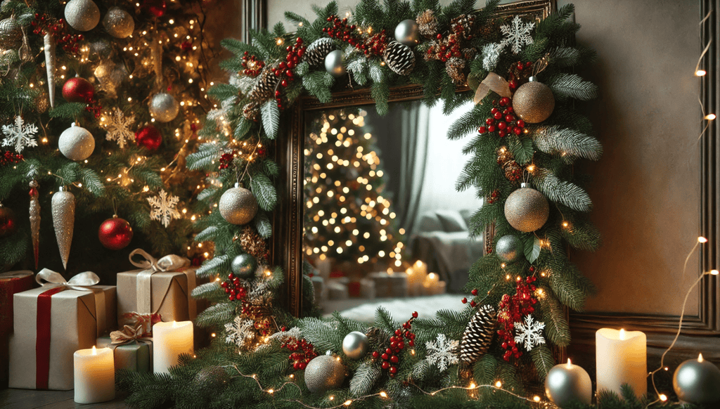 Tips for Decorating a Mirror for Christmas