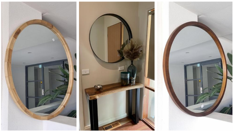 oval or round mirror