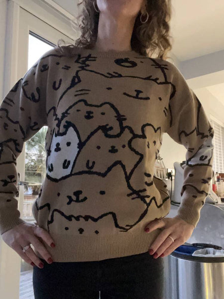 premium quality warm cat lady shirt