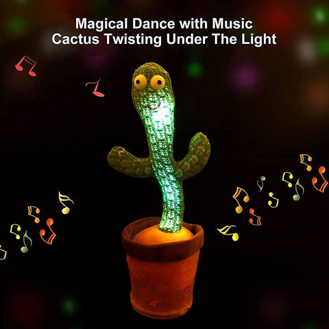 Interactive Dancing Cactus Toy Mimicking Your Voice for Cats