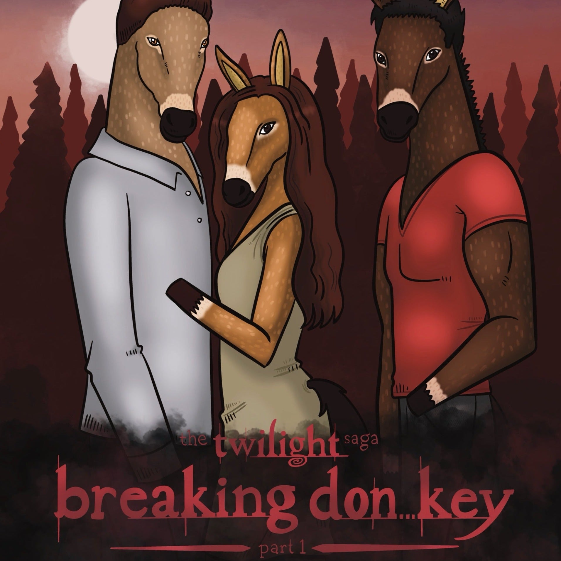 Twilight Breaking Don…key Part 1 (Twilight Breaking Dawn Part 1 Parody –  Comixque