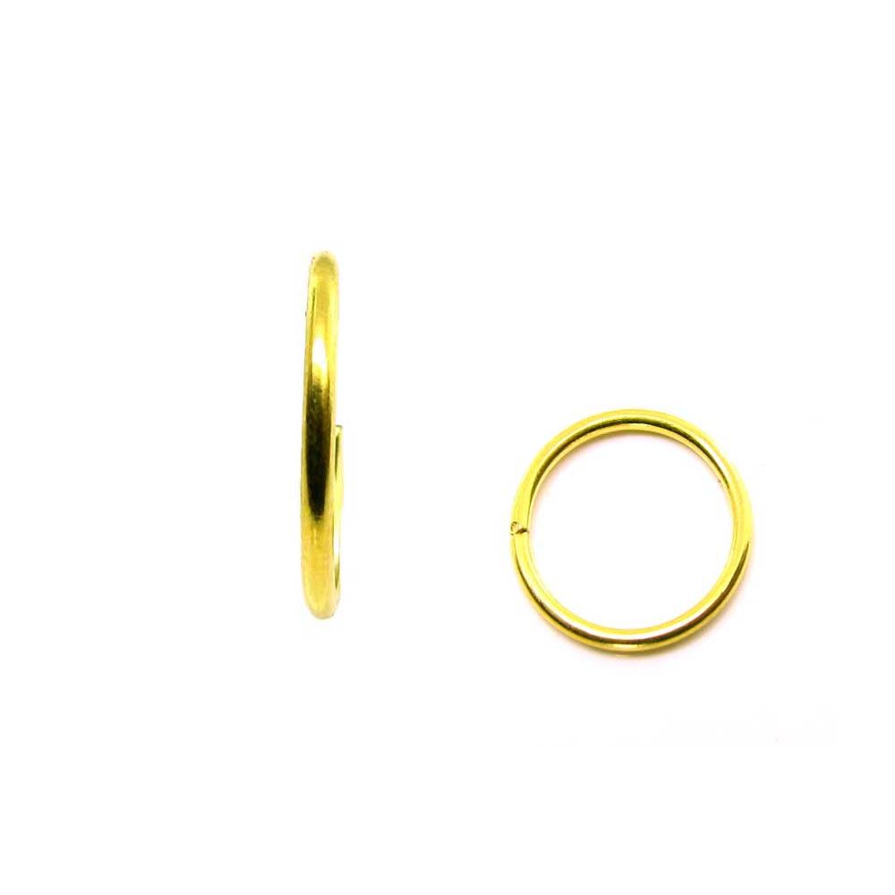 9ct Yellow Solid Gold 8mm Plain Nose Hoop Ring Piercing Body Jewellery 20  Gauge | eBay