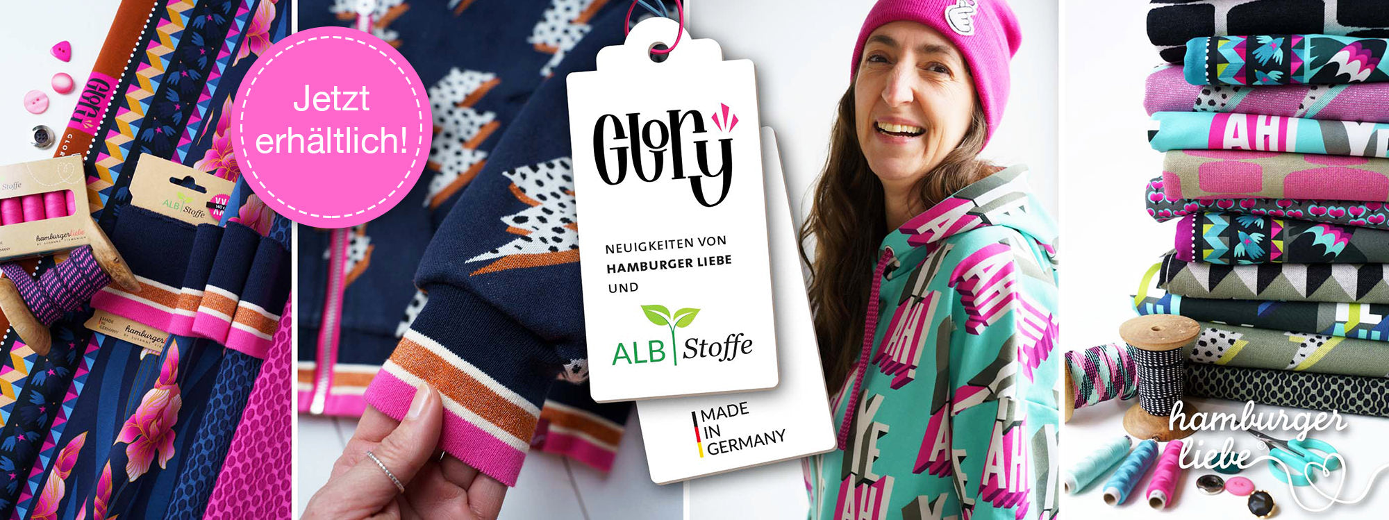 Glory Kollektion von Hamburger Liebe für Albstoffe