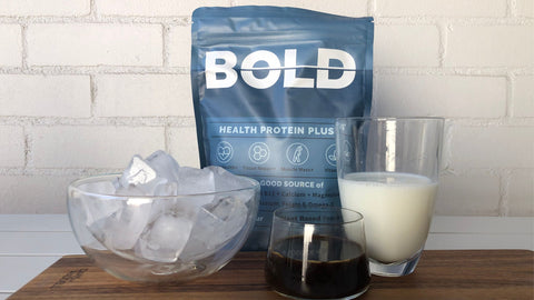 Bold iced coffee ingredients