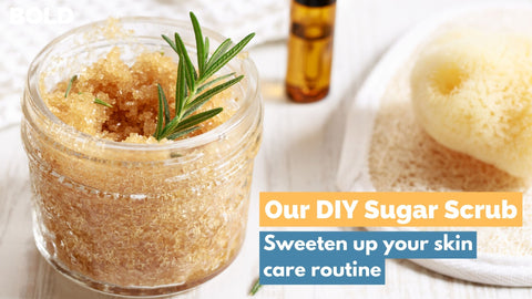 diy sugar scrub recipe banner 