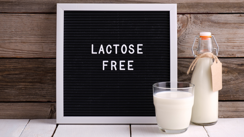 lactose free sign 