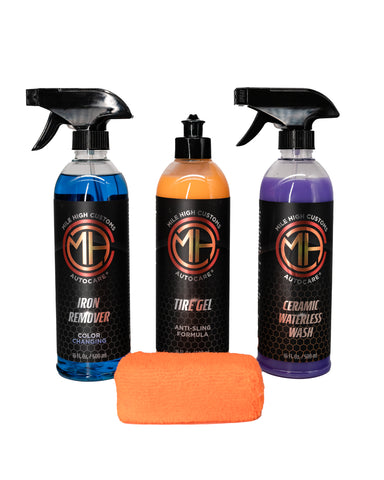 Swift Tire Dressing Combo w/Tire Applicator (16 Oz) – Long Lasting  High-Gloss Tire Shine Gel w/No Sling | Restores Rubber, Plastic, & Vinyl 