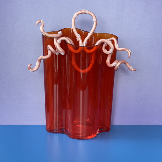 vase octopus rose gold - joshandmattdesign