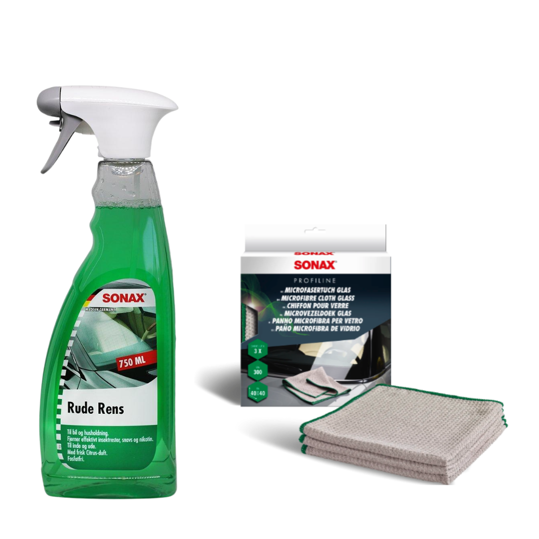 Se SONAX Glasrens Pakke hos XpertCleaning.dk