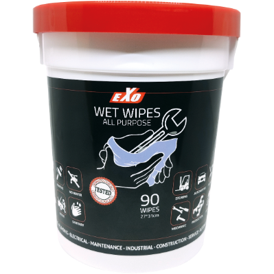 Billede af EXO Wet Wipes All purpose - Spand m. 90 wipes