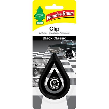 Se Wunderbaum Clips - black Classic hos XpertCleaning.dk