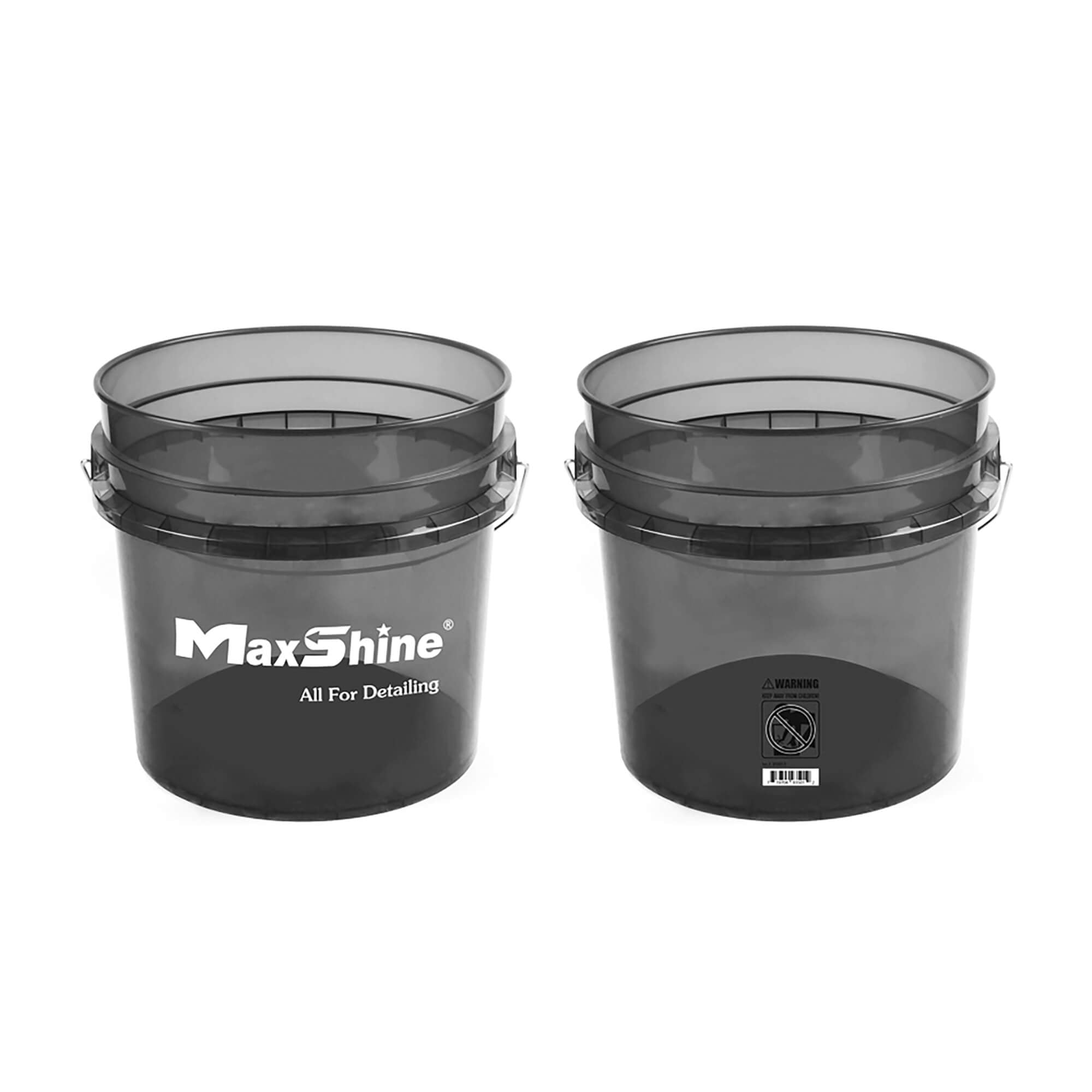 Billede af Maxshine Vaskespand Transparent - Grå / 13L