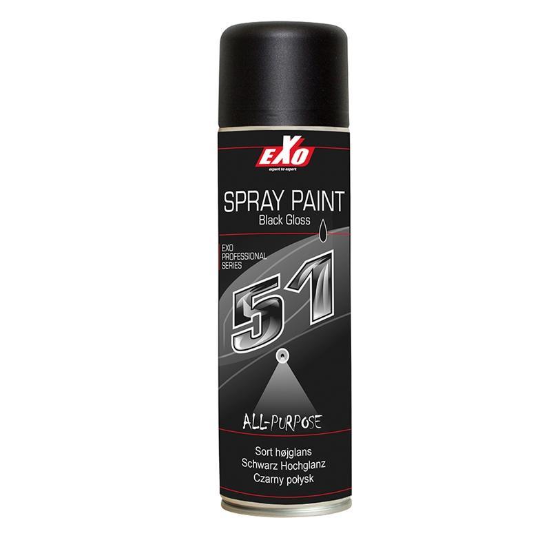 Billede af EXO 51 Black Gloss Spray Paint