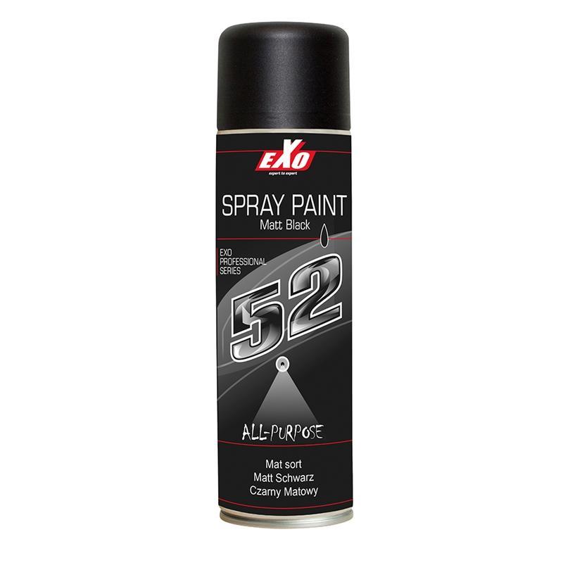 EXO 52 Matt Black Spray Paint